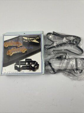 Pancake Molds Airplane/Truck Cut Out Non Stick Metal 2006